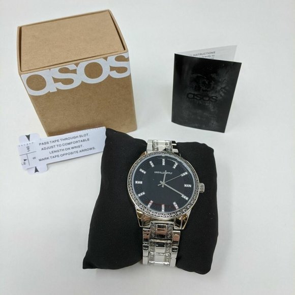 ASOS DESIGN Wrist Watch, Silver Tone - Japan Movement - Picture 1 of 10